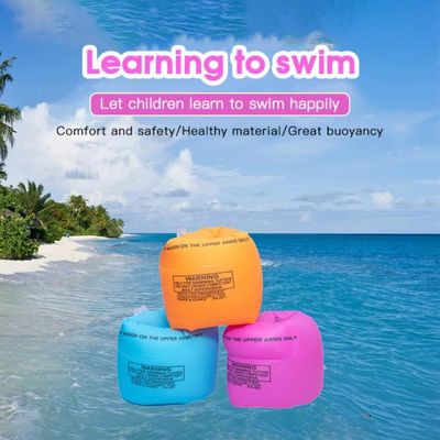 Les douilles d'air gonflables de flotteur de PVC de Ring Foldable de bras de natation d'enfants entourent
