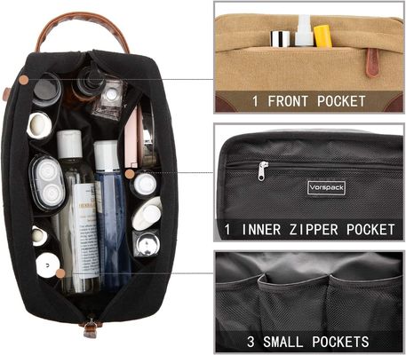 Sac de haute qualité de voyage de Tolietry pour les hommes et des femmes avec la poignée
