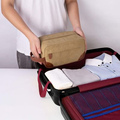 Sac de haute qualité de voyage de Tolietry pour les hommes et des femmes avec la poignée