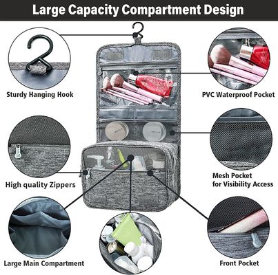 Sacs portatifs d'article de toilette de sac de voyage pour les hommes et des femmes