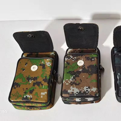 Imperméabilisez le portefeuille multi d'agrafe de ceinture de poche de taille de téléphone de toile de fonction de 6,5 pouces pour l'homme