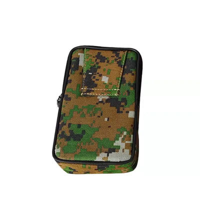 Imperméabilisez le portefeuille multi d'agrafe de ceinture de poche de taille de téléphone de toile de fonction de 6,5 pouces pour l'homme