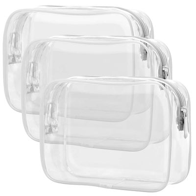 Sac approuvé de taille de quart de sac d'article de toilette, sac cosmétique de maquillage de voyage