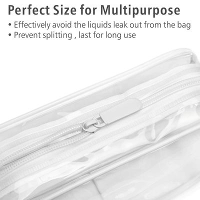 Sac approuvé de taille de quart de sac d'article de toilette, sac cosmétique de maquillage de voyage
