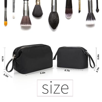 Sac lavé fait sur commande de toilette de voyage de polyester de sac cosmétique d'article de toilette du polyester des hommes en gros d'adulte pour les hommes