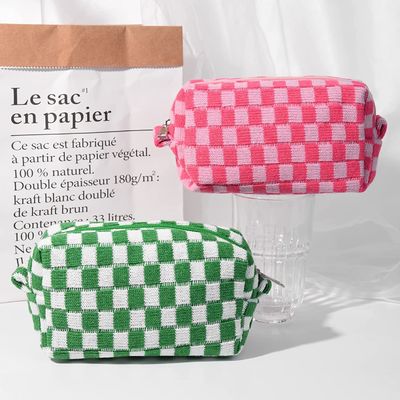 Organisateur vert de brosse de Bag Cute Makeup d'organisateur de sac d'article de toilette de voyage de sac de maquillage de maquillage de sac de maquillage de rose antichoc de sac