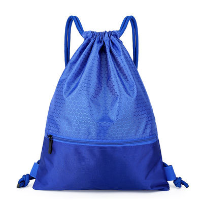 Sac d'école tropical réutilisable fait sur commande de polyester de cordon de sac de ficelle de traction pour extérieur