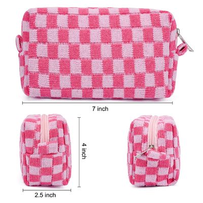 Organisateur vert de brosse de Bag Cute Makeup d'organisateur de sac d'article de toilette de voyage de sac de maquillage de maquillage de sac de maquillage de rose antichoc de sac