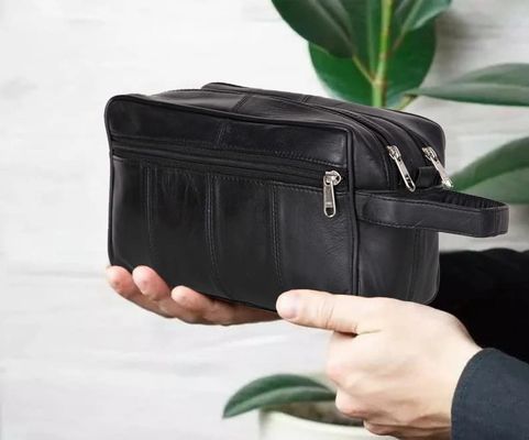Sac durable d'article de toilette de capacité de bière blonde allemande accrochant le kit de Dopp pour le résistant à l'eau des hommes rasant le sac pour le voyage