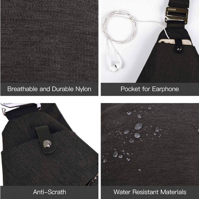 Anti croix imperméable légère de vol - sac d'épaule de corps pour les hommes et des femmes