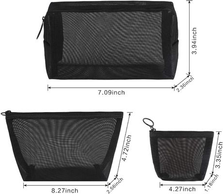 Résistant à l'eau léger de sac de maquillage de sac d'article de toilette de voyage avec la poignée pratique