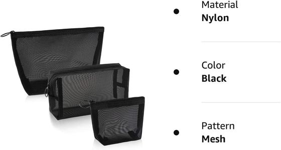 Résistant à l'eau léger de sac de maquillage de sac d'article de toilette de voyage avec la poignée pratique