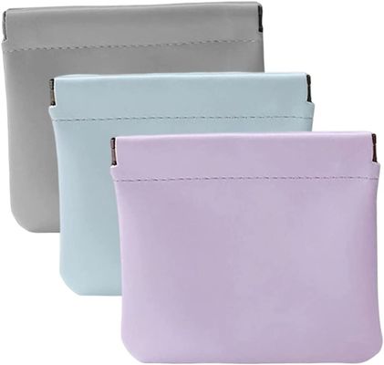 Poche cosmétique de compression de sac de poche légère en cuir imperméable de sac