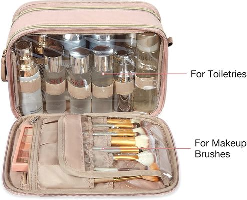 Organisateur cosmétique Bag Water Resistant de maquillage de sac d'article de toilette de voyage de grande capacité