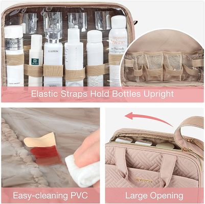 Organisateur cosmétique Bag Water Resistant de maquillage de sac d'article de toilette de voyage de grande capacité