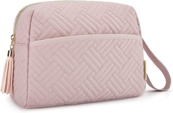 Sacs commodes d'article de toilette de résistant à l'eau de poche de tirette de voyage de maquillage de poignée