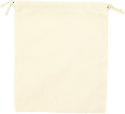 Petit sac à cordon en mousseline de coton léger et durable