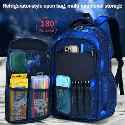 Les enfants imperméabilisent le sac à dos s'ouvrant latéral d'école pour l'étudiant d'école primaire d'enfants