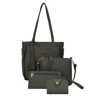 croix d'unité centrale des femmes 4Pcs/Set - le sac mortuaire a placé les dames de sacs en cuir d'épaule pincent
