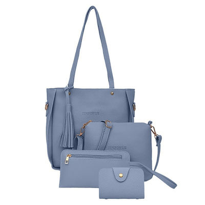 croix d'unité centrale des femmes 4Pcs/Set - le sac mortuaire a placé les dames de sacs en cuir d'épaule pincent