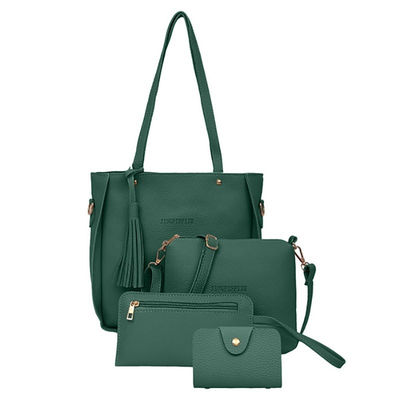 croix d'unité centrale des femmes 4Pcs/Set - le sac mortuaire a placé les dames de sacs en cuir d'épaule pincent