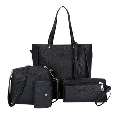 croix d'unité centrale des femmes 4Pcs/Set - le sac mortuaire a placé les dames de sacs en cuir d'épaule pincent