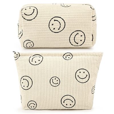 Organisateur cosmétique Cute Makeup Bag de sac d'article de toilette de voyage de toile de capacité de sac de maquillage qualité antichoc de sac de grande