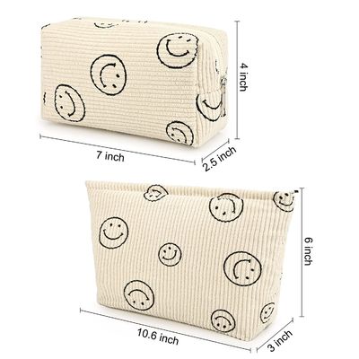 Organisateur cosmétique Cute Makeup Bag de sac d'article de toilette de voyage de toile de capacité de sac de maquillage qualité antichoc de sac de grande