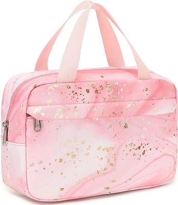 Le sac de maquillage pour des filles de femmes voyagent Tote Large Make Up Organizer cosmétique que l'article de toilette met en sac la bourse imperméable de poche de tirette