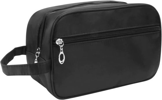 Le sac de rasage des hommes légers lisses de résistant à l'eau pour voyager, kit de Dopp de voyage pour des accessoires d'articles de toilette