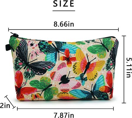 Sacs cosmétiques résistant à l'eau légers d'article de toilette de sac de mode avec la tirette