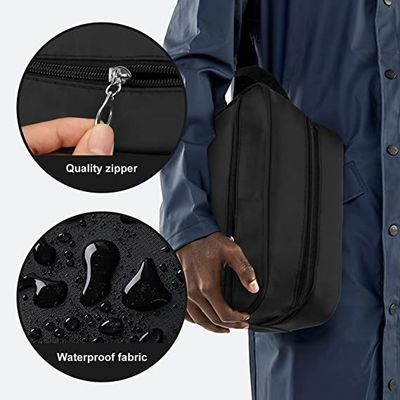 Le sac de rasage des hommes légers de résistant à l'eau pour voyager, kit de Dopp de voyage pour des accessoires d'articles de toilette