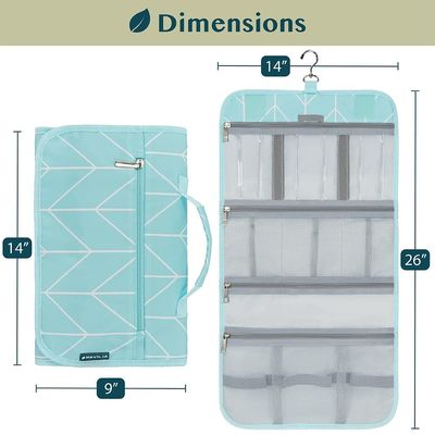 Sac accrochant d'article de toilette de voyage imperméable pliable pour des hommes de femmes