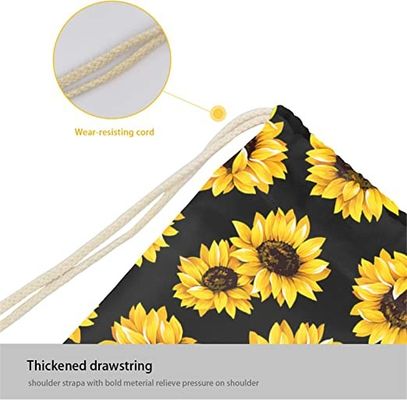 Lager Capacity Drawstring Bag Backpack durable et imperméable