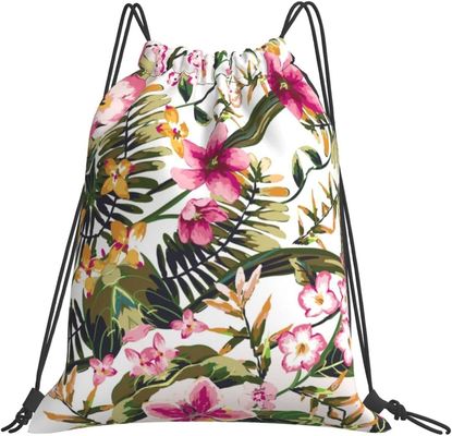 Les sacs de cordon pour des filles de femmes ficellent le nylon léger de résistant à l'eau de sac de yoga de sac à dos