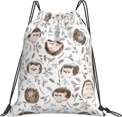 Sac recyclable et durable de yoga de sac de ficelle de sac de cordon de sac à gymnase de sport de sac de sac à dos