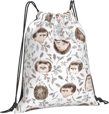 Sac recyclable et durable de yoga de sac de ficelle de sac de cordon de sac à gymnase de sport de sac de sac à dos