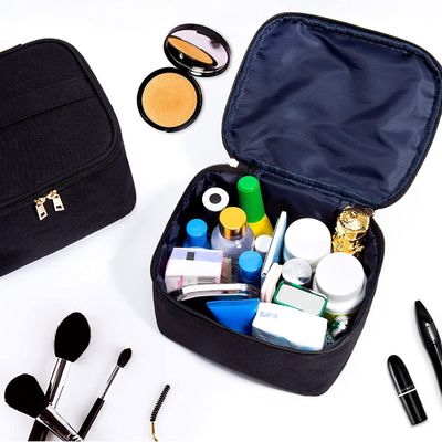 Organisateur cosmétique portatif Storage Case de sac antichoc de maquillage petit avec la poignée pour des bijoux, rouge à lèvres, boîte cosmétique