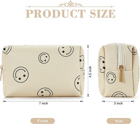 Sac de maquillage pour le sac cosmétique imperméable en cuir d'unité centrale de sac de très bon goût de maquillage de femmes