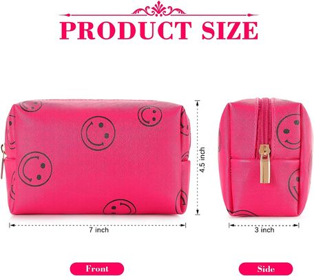 Organisateur cosmétique imperméable Cute Portable  de sac de très bon goût en cuir de maquillage d'unité centrale