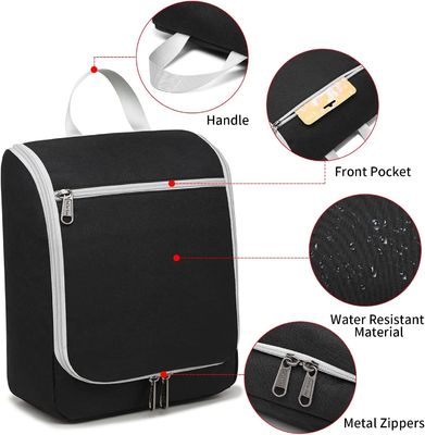 Protecteur antichoc de sac de voyage d'article de toilette de stockage pour des femmes avec le crochet accrochant