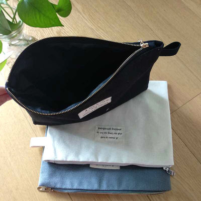 Adaptez la poche aux besoins du client plate noire de toile pour poche libre réutilisable de coton d'Ipad ECO la petite