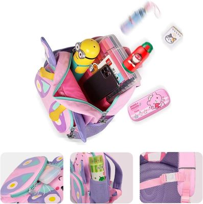 Sacs durables légers de voyage de Nursary de garde d'école de bande dessinée des filles 3D de sac à dos d'enfant en bas âge d'enfants