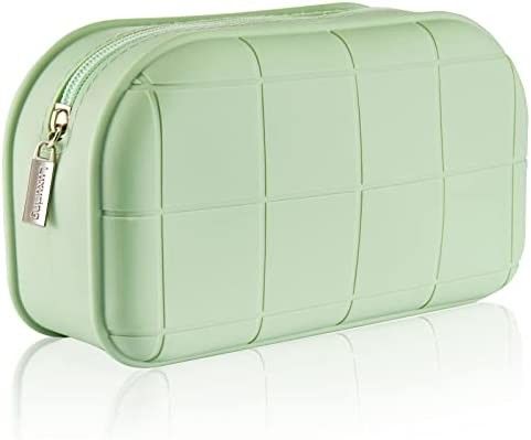 Le cosmétique durable de silicone de voyage met en sac la tirette souple portative de rouge à lèvres antichoc