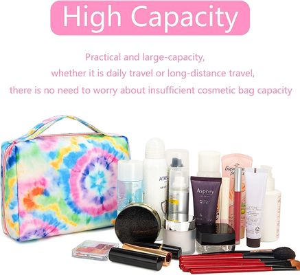 Organisateur cosmétique portatif de sac d'article de toilette de sac de voyage de sac durable antichoc de maquillage pour des femmes et des filles