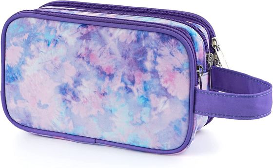 Sac d'article de toilette de voyage pour le déplacement accrochant imperméable de sac de lavage de petit de jeune adolescent maquillage cosmétique de filles