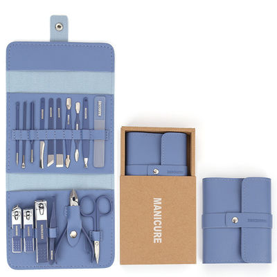 L'ongle Clippers d'ensemble de manucure usine des ciseaux Kit For Manicure Tools de coupeurs d'ongle de cuillère d'oreille d'acier inoxydable du ménage 4/12/16Pcs