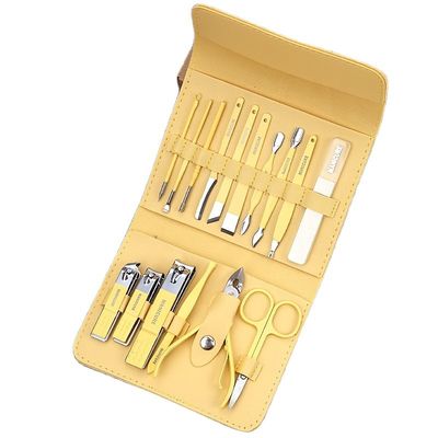 L'ongle Clippers d'ensemble de manucure usine des ciseaux Kit For Manicure Tools de coupeurs d'ongle de cuillère d'oreille d'acier inoxydable du ménage 4/12/16Pcs