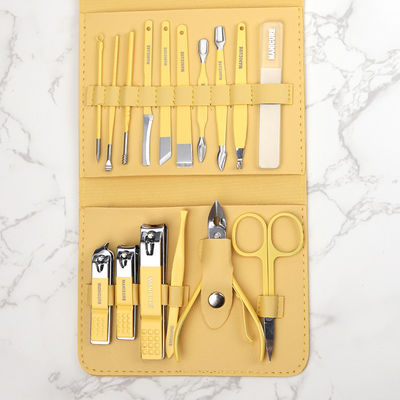 L'ongle Clippers d'ensemble de manucure usine des ciseaux Kit For Manicure Tools de coupeurs d'ongle de cuillère d'oreille d'acier inoxydable du ménage 4/12/16Pcs