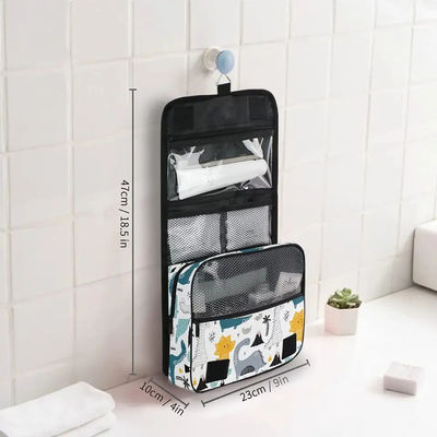 sacs cosmétiques de haute qualité d'article de toilette avec le crochet